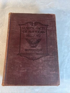 Leading Facts of American History D.H. Montgomery Ginn Co 1890 Rev 1910 Hardcover - Bild 1 von 16
