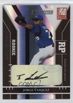 2004 Donruss Elite Extra Edition /1000 Jorge Vasquez #256 Auto - Image 1 of 2