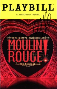 Moulin Rouge! Signed Playbill by Andy Karl - Picture 1 of 1