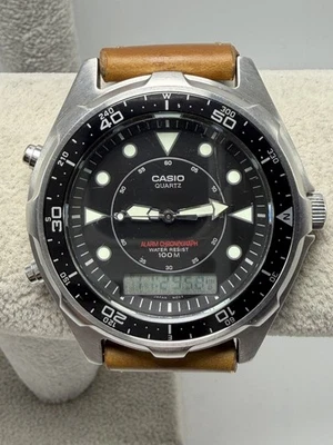 Casio AMW-320R Arnie New Battery Mens Watch 45MM 8.25" Black Dial Mod 2701 - Image 1 of 4