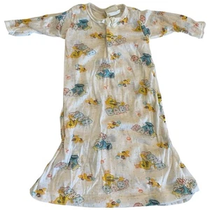 Vintage Sesamstraße Neugeborenes Baby Kleid großer Vogel Krümelmonster Nachtwäsche Pyjama - Bild 1 von 4