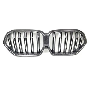 Real Carbon Fiber Front Bumper Grille for BMW X6 G06 2020-2024 - Picture 1 of 5