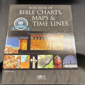 Rose Book of Bible Charts, Maps&Time Lines: Full-Color Bible Charts, Free Ship - Foto 1 di 3