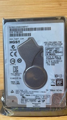 HGST HTS541075A7E630 | MLC: DA6439 | P/N: 0J36212 | NOV 2013 | 2.5" SATA 750GB - Image 1 of 2