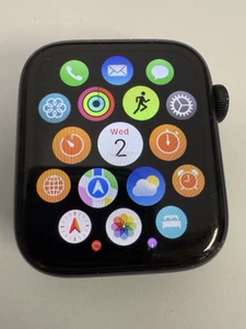 Unlocked Apple Watch SE 2nd Gen 44MM Midnight Aluminum A2727 Face Only | Fair - Photo 1 sur 8