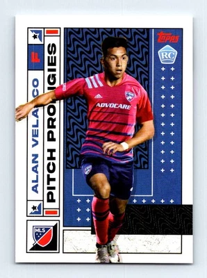 #62 2022 Topps MLS Pitch Prodigies BASE _ Alan Velasco RC FC Dallas - Image 1 of 2