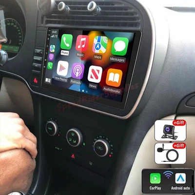 Radio estéreo GPS para coche Saab 9-3 93 Android 13 Doble Din Carplay 2007-2011 Foto 1 de 4