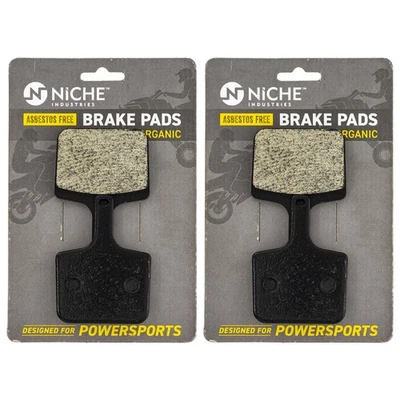 NICHE Brake Pad Set for Polaris Indy 600 RMK Switchback 800 Rear Organic 2 Pack - Image 1 of 4