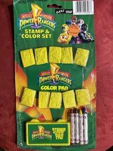 SEALED MOC VTG 1993 MIGHTY MORPHIN POWER RANGERS STAMP & COLOR SET NO. 328 - Picture 1 of 9