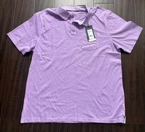 Vineyard Vines Island Poloshirt Herren L Lila Krokus Pima Baumwolle Tasche Neu mit Etikett - Bild 1 von 7