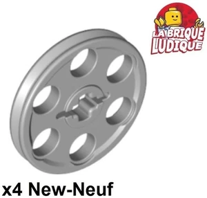 Lego technic 4x roue Wedge Belt Wheel pulley poulie gris/light bluish gray 4185 - Picture 1 of 1