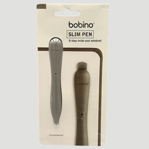 NEUF Silver Bobino SLIM PEN support adhésif reste à l'intérieur carnet envoi rapide - Photo 1/5