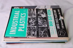 LOT 1970s/80s PLASTIC RESIN POLYMER INDUSTRIAL CATALOG GRAVITY BLENDER BIN+ - Picture 1 of 15