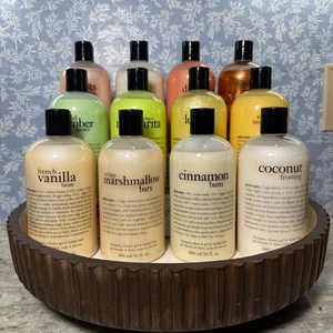 Champú Philosophy 3 en 1 gel de ducha baño de burbujas lavado corporal 16 oz sellado TÚ ELIGES - Imagen 1 de 17