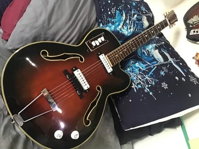 EKO 280 SEMI ACOUSTIC~1960's VINTAGE WITH HARD CASE /sympathetic resto 💥 - Image 1 of 4