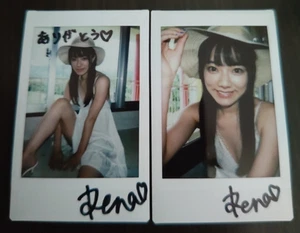 Rena Miyashita Autographed Signed Instax photo Cheki Japan Femail Idol miss av - Picture 1 of 3