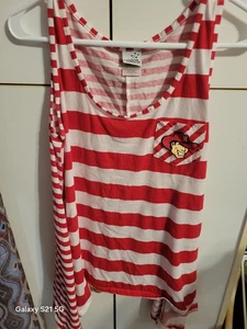 Womens Xl Creative Apparel Nebraska Red/white Tank Top - Picture 1 of 4