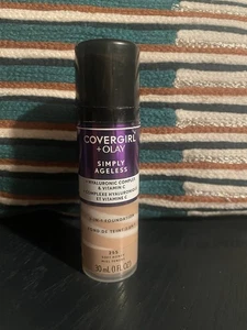 Cover girl + Olay Simply Ageless Foundation 255 Hyaluronic Complex & Vitamin C - Picture 1 of 1