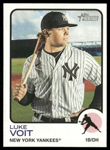 2022 TOPPS HERITAGE LUKE VOIT NEW YORK YANKEES #385 - Picture 1 of 2