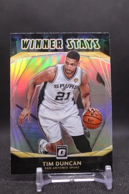 Tim Duncan #15 2020-21 Donruss Optic Winner Stays Holo San Antonio Spurs - Image 1 of 2
