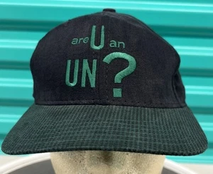 Vintage 7UP Soda Promo Mütze Strapback Cap "Are U an Un?" TV Werbung 90er selten - Bild 1 von 12