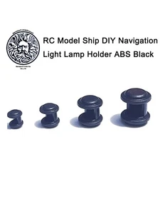 RC Modellschiff DIY Navigationslicht Lampenfassung ABS schwarz 2 Stück - Bild 1 von 7