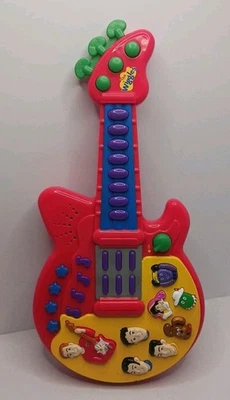 Wiggles Play Along Guitar Musical Touring Party Songs 2003 Spin Master Toy Works - Image 1 of 4