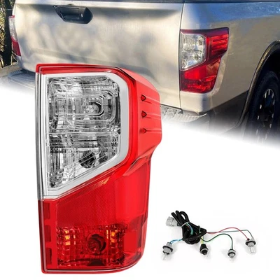 Luz trasera derecha lámpara de freno con bombillas para Nissan Titan XD/Titan 2016 2017-2023 Foto 1 de 4