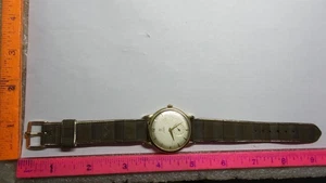 VINTAGE OMEGA AUTOMATIC 14K GOLD FILLED f6230 17 Jewels mens watch WORKING - Picture 1 of 8