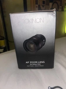 LENTE ZOOM 24-70mm F2.8 AF ROKINON FOTOGRAMA COMPLETO para CÁMARAS SONY E NUEVO en CAJA - Imagen 1 de 3