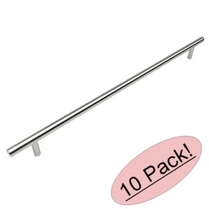 *10 Pack* Slim 3/8" Diameter Cosmas Polished Chrome Euro Bar Pulls 404-320CH - Picture 1 of 1