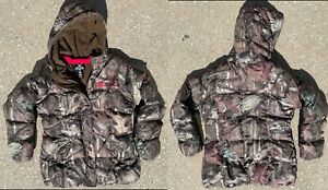 MOSSY OAK Break-Up Infinity Realistic Woodland Womens Quilted Hunting Coat L