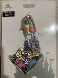 Disney Parks Goofy Movie Max & Goofy Powerline Stand Out World Tour Keychain New - Picture 1 of 1