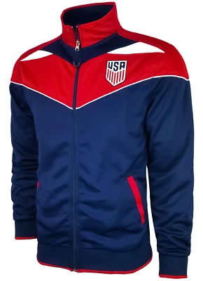 Official Icon Sports U.S. Soccer Track Jacket - Licensed USA National Team - Image 1 of 4