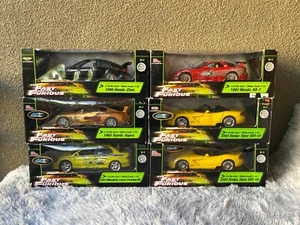 Fast & Furious 1:18 Die Cast Collectible 6 Piece Car Lot PLEASE READ DESCRIPTI - Picture 1 of 24