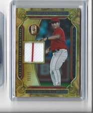 2023 Panini Chronicles Phillies Hao-Yu-Lee Gold Standard Swatch card /99