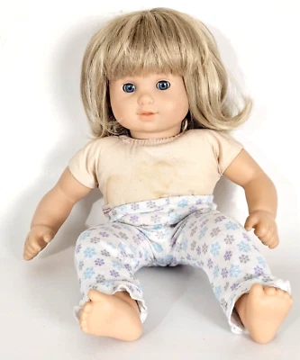 Muñeca American Girl Bitty Baby jubilada gemela con cabello rubio y ojos azules 1629SJ Foto 1 de 4