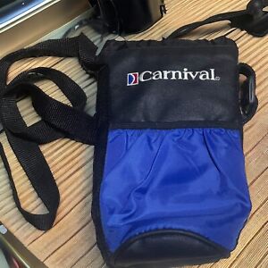 CARNIVAL Cruise Line isolé bouteille 1 litre sac porte-boissons poche bleue