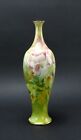 Rare c1895 beau vase floral iris orchidée iris signé Doulton Burslem 