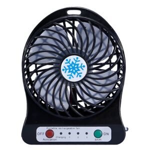 Portable Rechargeable  Fan Air Cooler  Desk Fan USB Cooling Rechargeable4613