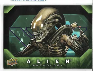 2016 Upper Deck Alien Anthology - SP1 lila Folie Achievement Jagd Karte Neuwertig - Bild 1 von 2