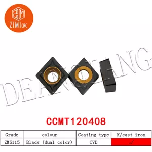 10Pcs CCMT120408 CCMT432 CNC Lathe carbide inserts turning tool For Cast iron - Picture 1 of 6