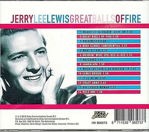 JERRY LEE LEWIS: GREAT BALLS OF FIRE .. 14 ORIGINAL HITS . (Disky 2012) SEALED - Picture 1 of 3