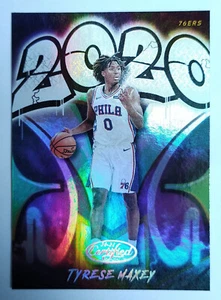 TYRESE MAXEY 10 PANINI CERTIFIED GRAFFITI FOIL ROOKIE RC 2020-21 - Bild 1 von 2