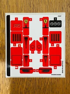NUEVO LEGO | Hoja de pegatinas para juego 76934 Speed Champions Ferrari F40 - Imagen 1 de 1