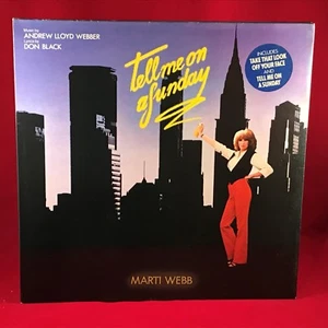 MARTI WEBB Tell Me On A Sunday VINYL LP Take That Look Off Your Face soundtrack - Picture 1 of 1