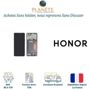 Ecran LCD et Vitre Tactile Noir Avec Chassis pour Honor X7C/200 smart - Photo 1/1