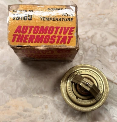 Nuevo en Caja - TERMOSTATO AUTOMOTRIZ ALTA TEMPERATURA CAROL 19180 POPPET 180 Foto 1 de 4