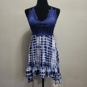 Vestido Rue21 Juniors sin mangas con tiras, azul, mediano - Imagen 1 de 11