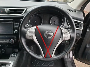Nissan Qashqai J11 2013 - 2016 Multi Function Steering Wheel Leather 484304EL5B - Picture 1 of 9